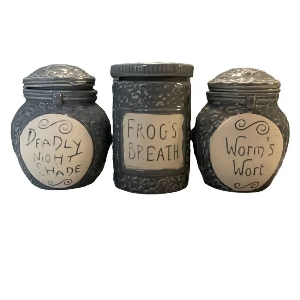 Set of 3 Disney Nightmare Before Christmas Apothecary Jars